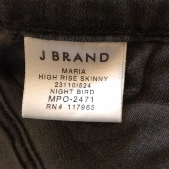 J Brand Maria High Rise Skinny Jeans - Picture 3 of 6